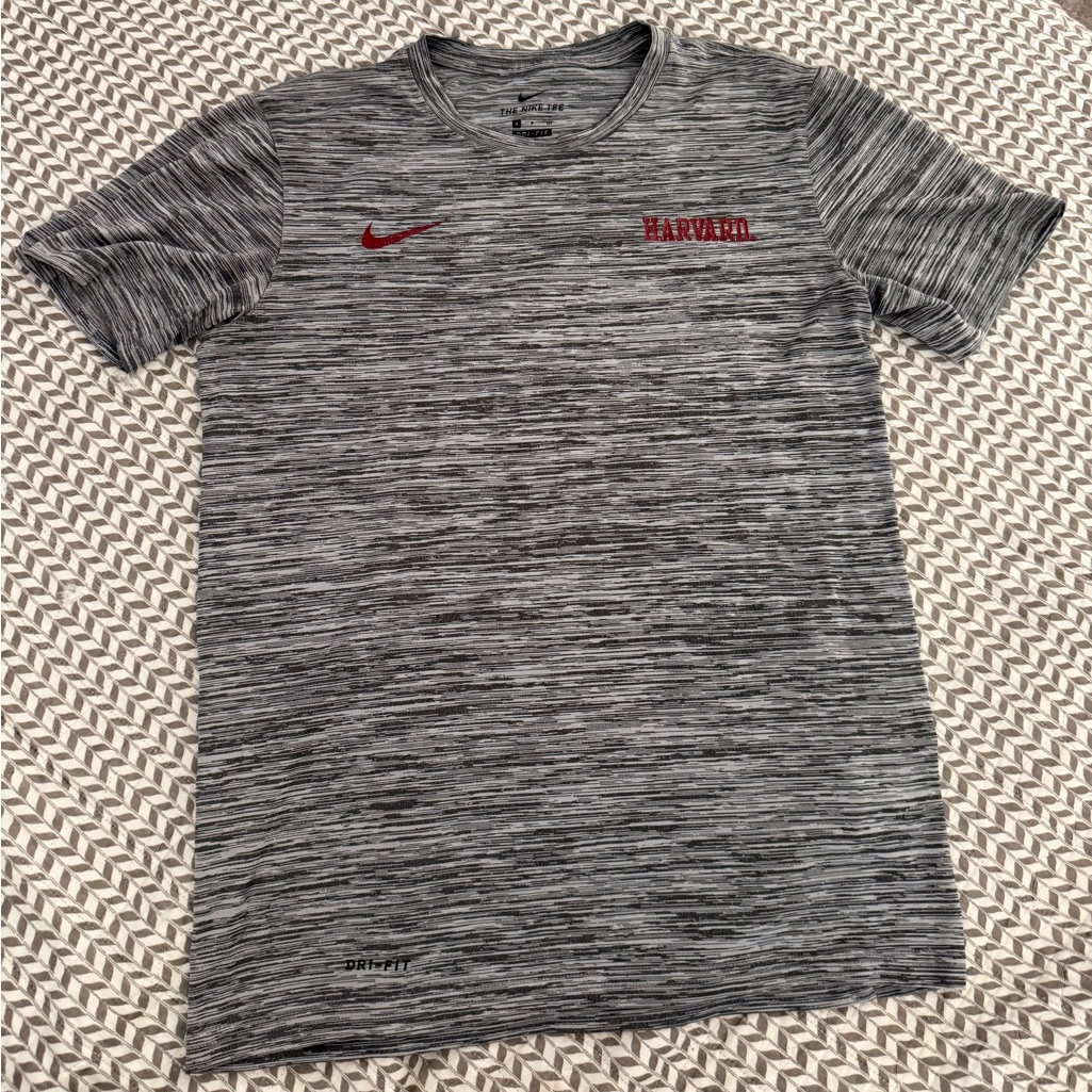 Nike Heather Gray Men's Harvard Dri-Fit Tee